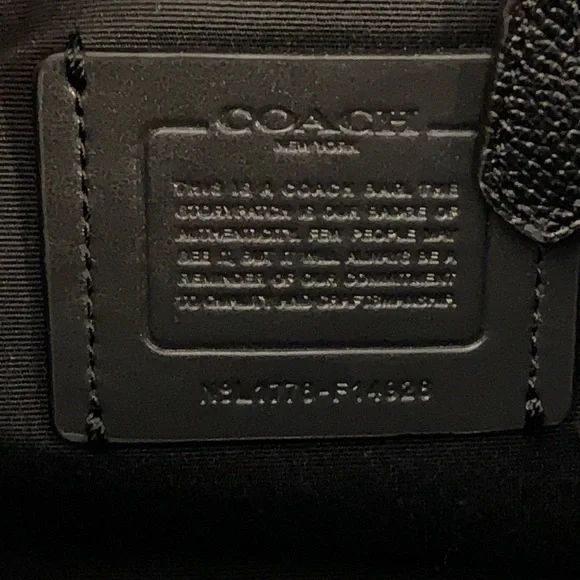 SOLD - COACH Crosby Leather Tote in Black - Excellent Condition - Picture 8 of 9